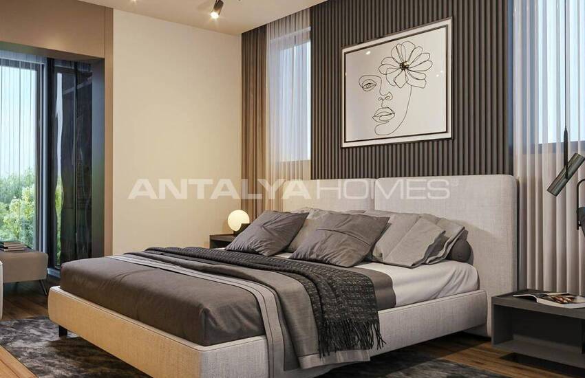 1 and 3-bedroom Flats in a Complex with Pool in Altıntaş 11