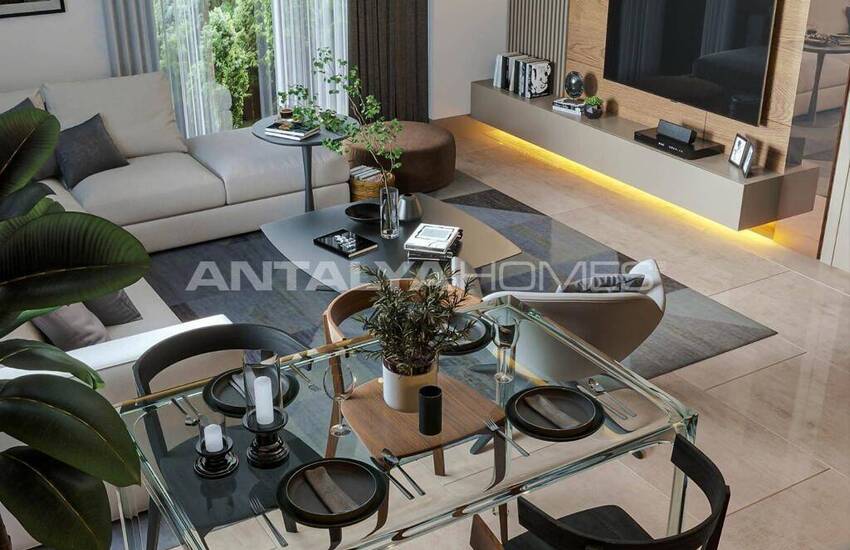 1 and 3-bedroom Flats in a Complex with Pool in Altıntaş 8