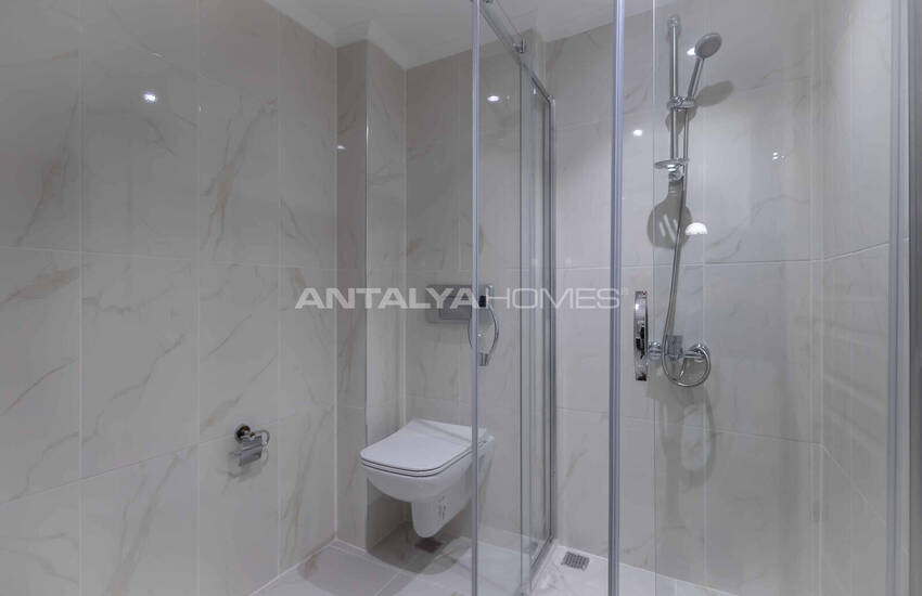 2-комнатная квартира в комплексе рядом с морем в Алании Чиккилли 24