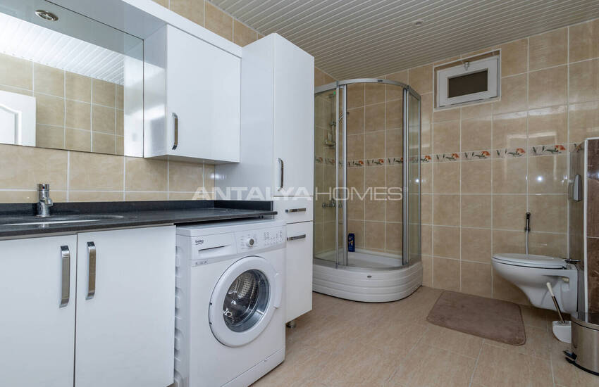 Дуплексная квартира с видом на море, окруженная природой в Алании 35