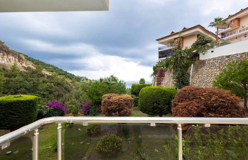 Квартира-дуплекс с видом на море в Алании в окружении природы 30