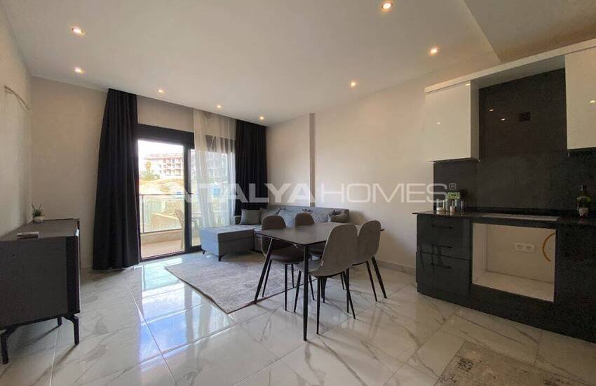 Меблированная квартира в комплексе в 1,5 км от моря в Алании 10