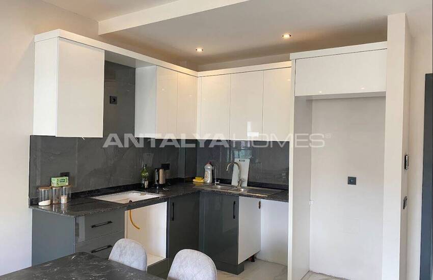 Меблированная квартира в комплексе в 1,5 км от моря в Алании 13