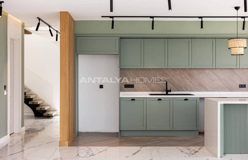 Fristående Duplexhus Med Havsutsikt Och Pool I Alanya Antalya 19