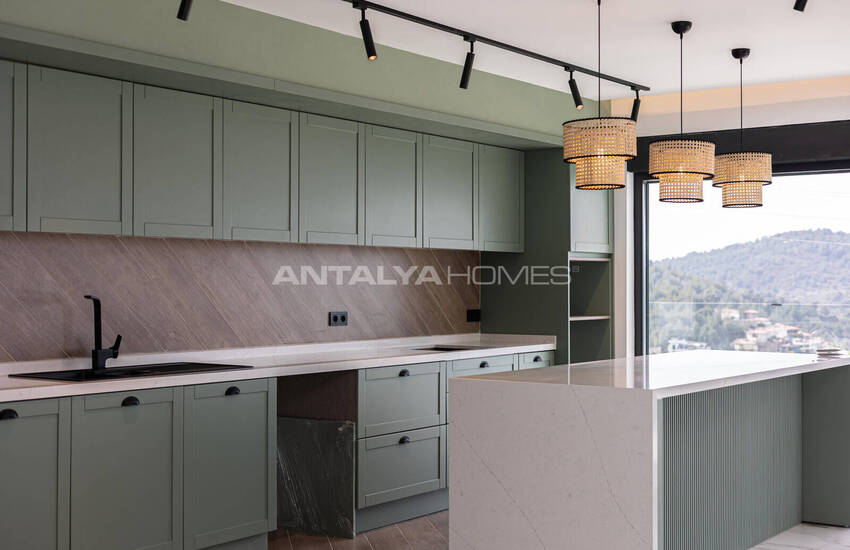 Fristående Duplexhus Med Havsutsikt Och Pool I Alanya Antalya 20