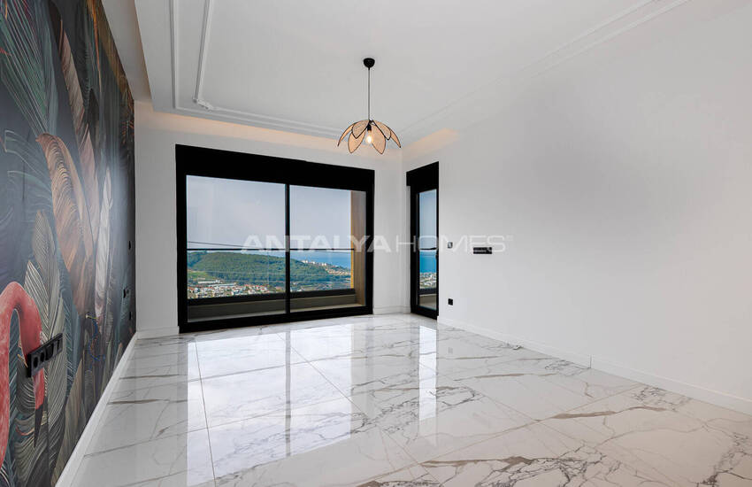 Fristående Duplexhus Med Havsutsikt Och Pool I Alanya Antalya 24