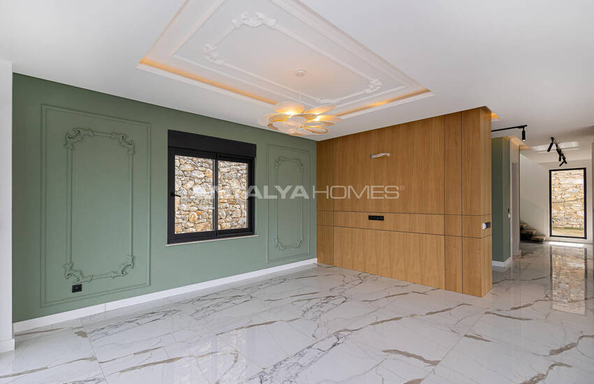 Fristående Duplexhus Med Havsutsikt Och Pool I Alanya Antalya 11