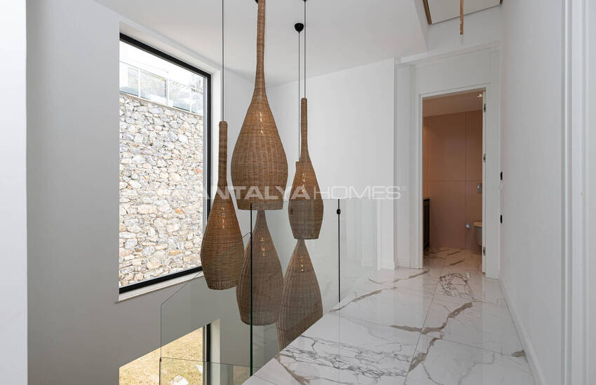 Fristående Duplexhus Med Havsutsikt Och Pool I Alanya Antalya 30