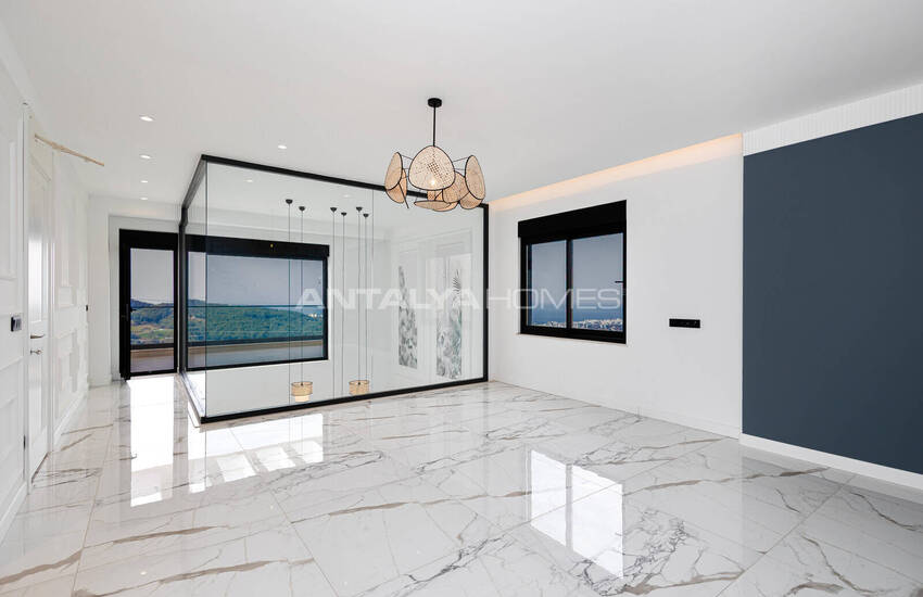 Fristående Duplexhus Med Havsutsikt Och Pool I Alanya Antalya 31