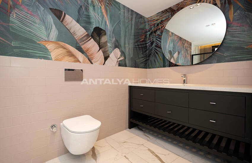 Fristående Duplexhus Med Havsutsikt Och Pool I Alanya Antalya 40