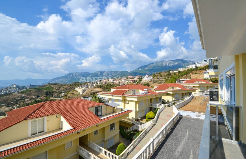 Duplexfastighet Med Havs- Och Stadsutsikt I Alanya Kargıcak 18