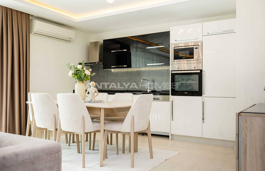 Möblerad Duplexfastighet Med 2 Sovrum Vid Havet I Alanya 27