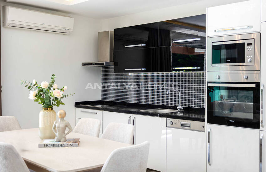 Möblerad Duplexfastighet Med 2 Sovrum Vid Havet I Alanya 26