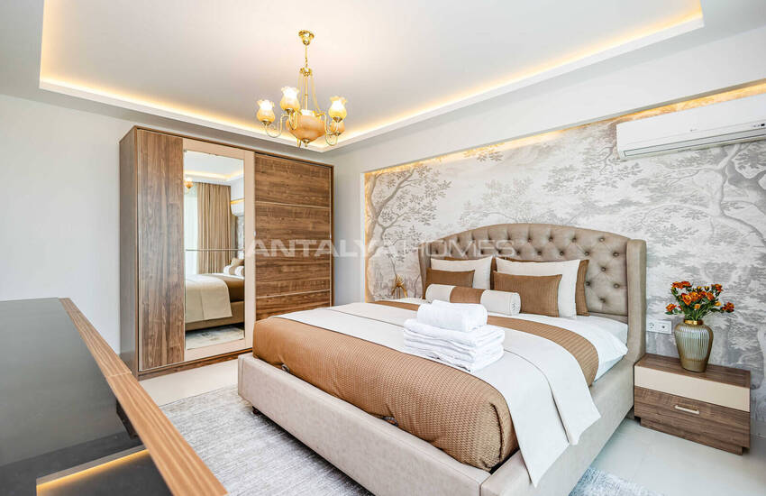 Möblerad Duplexfastighet Med 2 Sovrum Vid Havet I Alanya 32