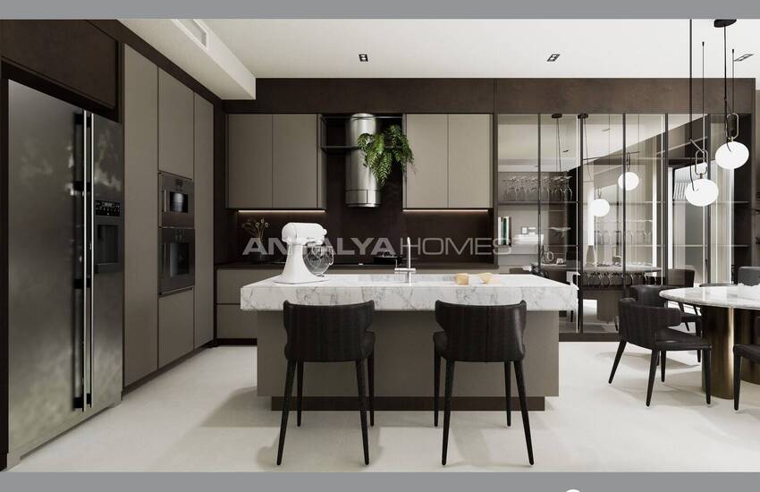 Роскошные дома 6+1 с бассейном в Алтынташе, Анталия 13