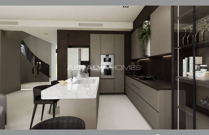 Роскошные дома 6+1 с бассейном в Алтынташе, Анталия 12