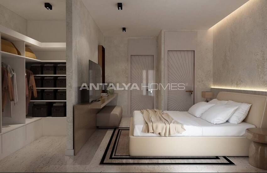 Antalya Aksu'da Özel Havuzlu 4+2 Satılık Şık Villalar 34