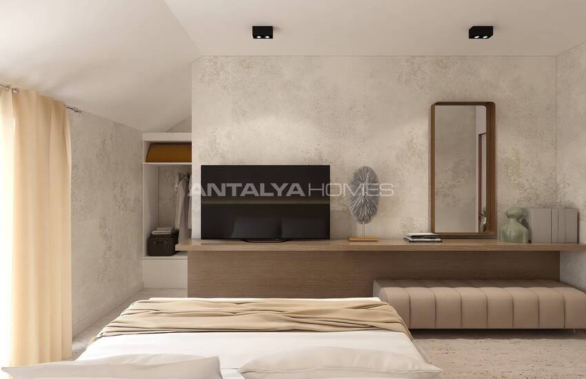 Antalya Aksu'da Özel Havuzlu 4+2 Satılık Şık Villalar 35