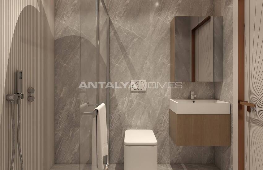 4-våningshus Med Privata Pooler I Antalya Aksu 47