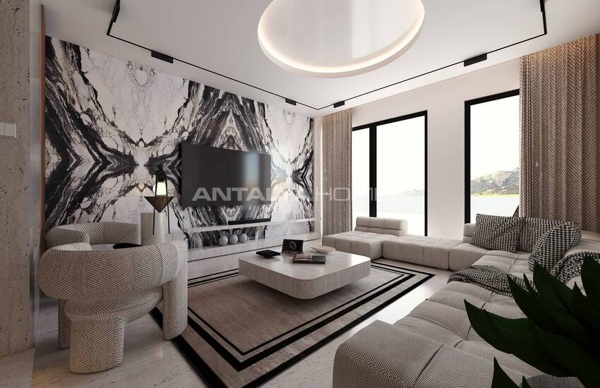 Antalya Aksu'da Özel Havuzlu 4+2 Satılık Şık Villalar 17