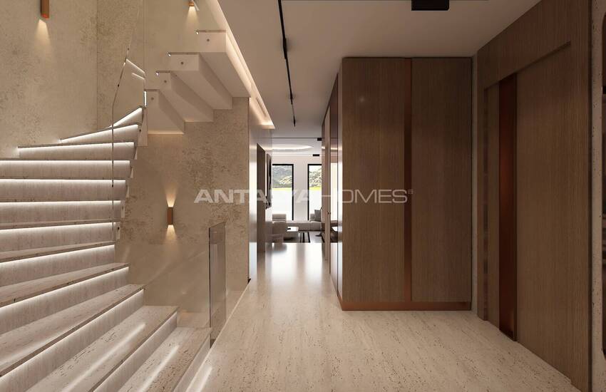 Antalya Aksu'da Özel Havuzlu 4+2 Satılık Şık Villalar 42