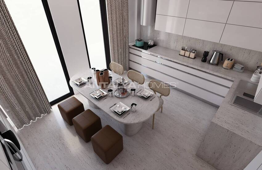 Antalya Aksu'da Özel Havuzlu 4+2 Satılık Şık Villalar 27