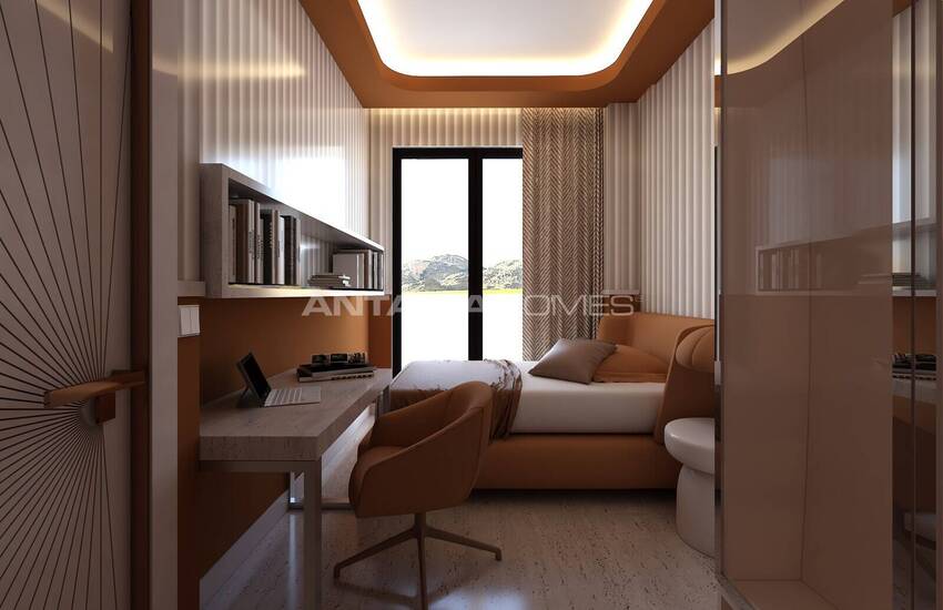 Antalya Aksu'da Özel Havuzlu 4+2 Satılık Şık Villalar 33