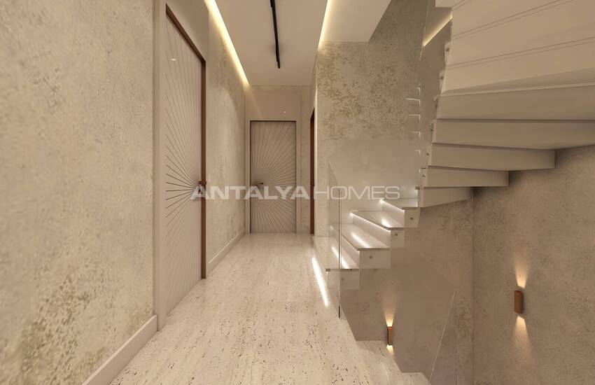 Antalya Aksu'da Özel Havuzlu 4+2 Satılık Şık Villalar 44