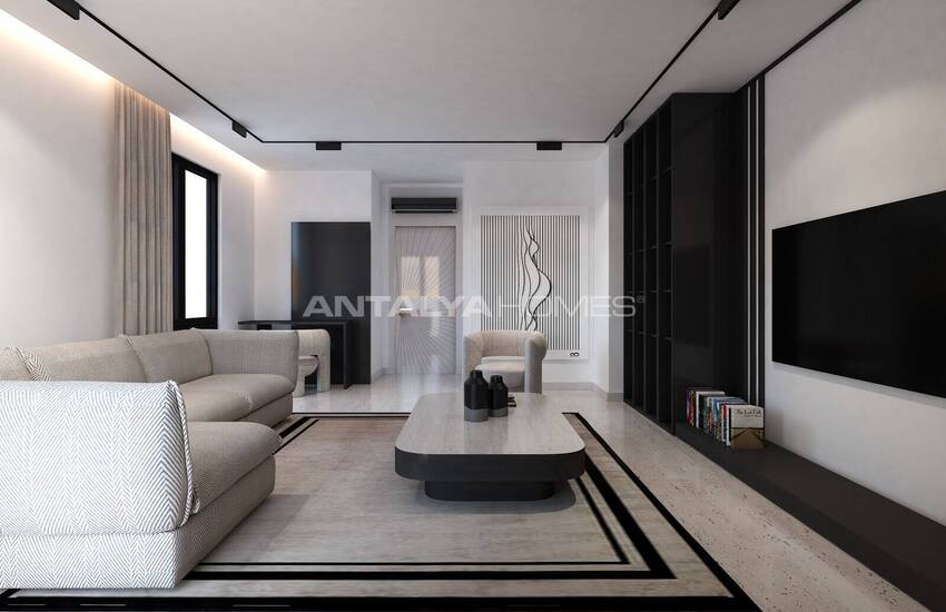 Antalya Aksu'da Özel Havuzlu 4+2 Satılık Şık Villalar 22