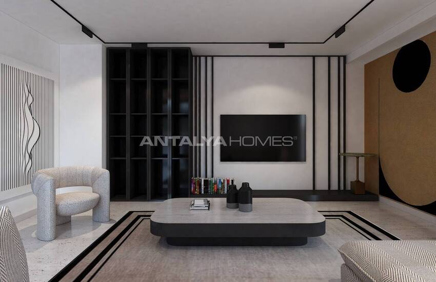 Antalya Aksu'da Özel Havuzlu 4+2 Satılık Şık Villalar 23