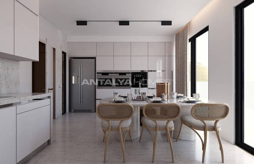 Antalya Aksu'da Özel Havuzlu 4+2 Satılık Şık Villalar 22