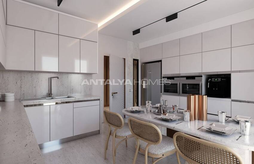 Antalya Aksu'da Özel Havuzlu 4+2 Satılık Şık Villalar 25