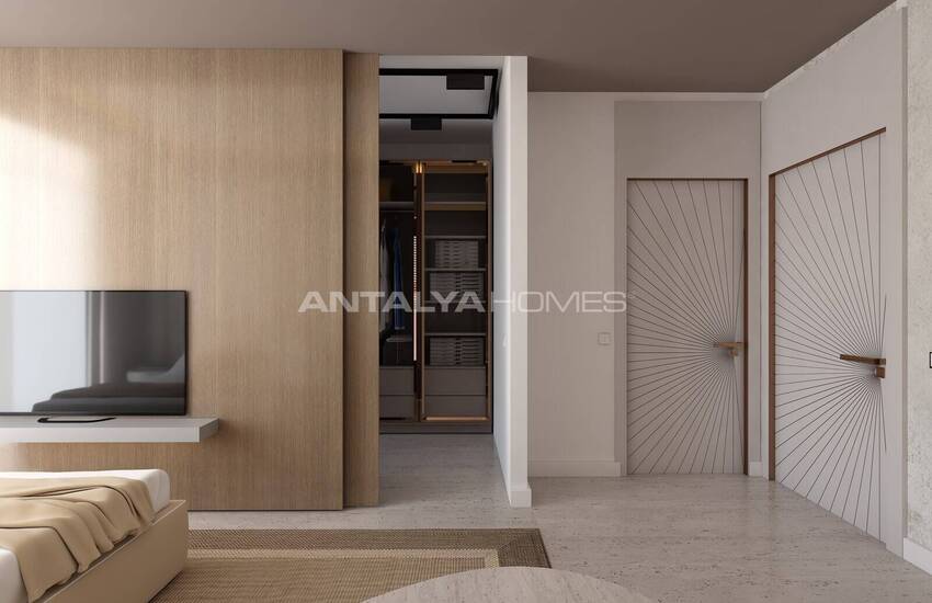 Antalya Aksu'da Özel Havuzlu 4+2 Satılık Şık Villalar 36