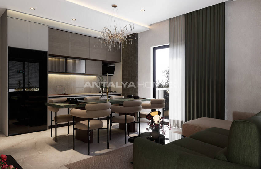 Elegant Flats in a Complex with Pool and Sauna in Alanya 8