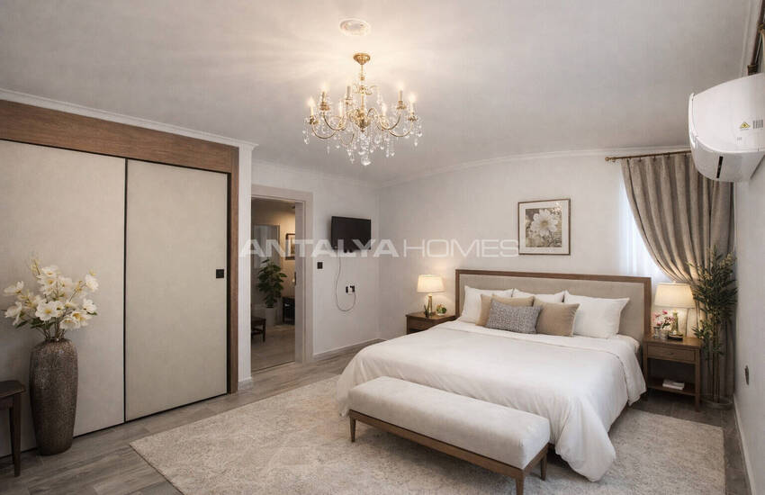 منزل من 4 غرف نوم مع ميزات عالية الجودة في أنطاليا كادري 19