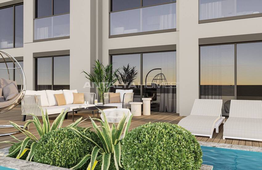 Квартиры с аквапарком и выходом к бассейну в Алтынташе 46