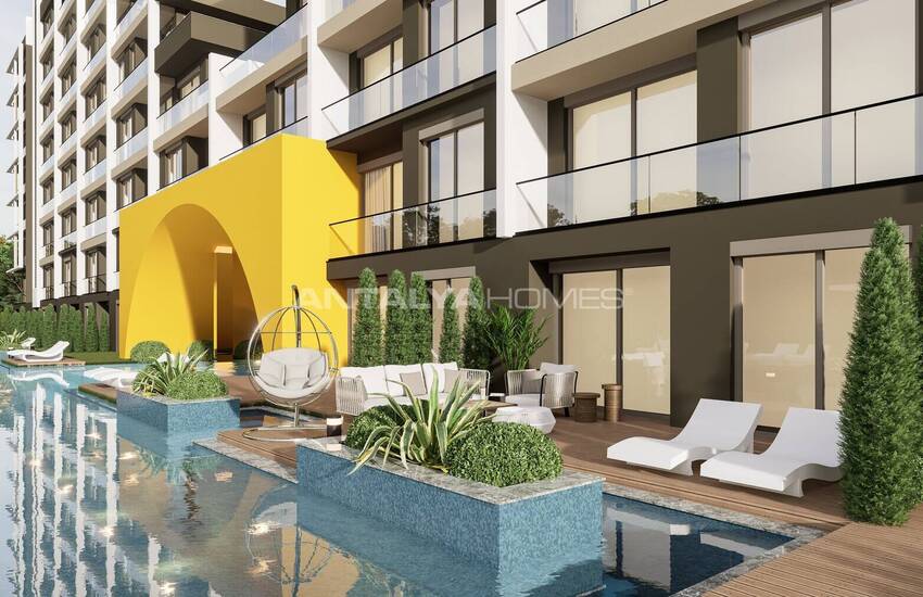 Квартиры с аквапарком и выходом к бассейну в Алтынташе 40