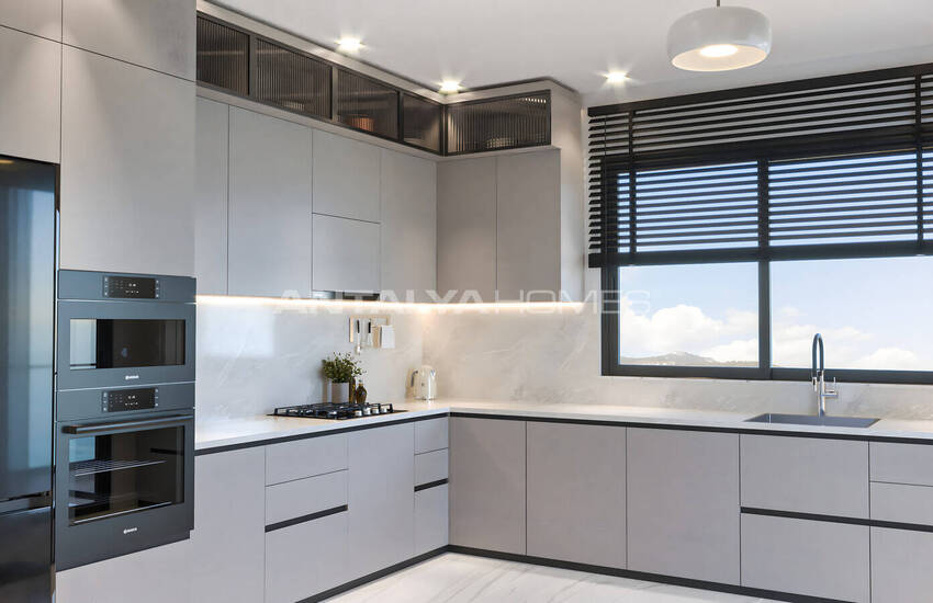 2 and 3-bedroom Flats with Pool Access in Alanya Oba 20