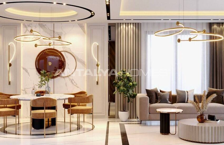 4-bedroom Triplex House with Pool and Garden in Belek 11