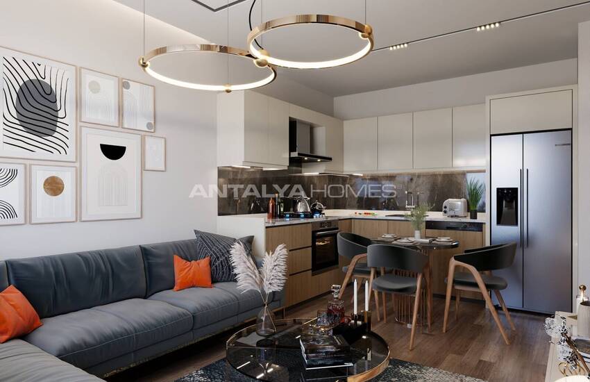 آپارتمان‌های سرمایه‌گذاری یک‌خوابه با دسترسی به استخر در آلتینتاش 36