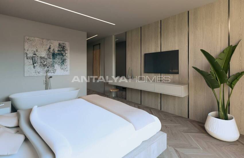 Дома на строящемся объекте с видом на море в Калкане, Анталья 32