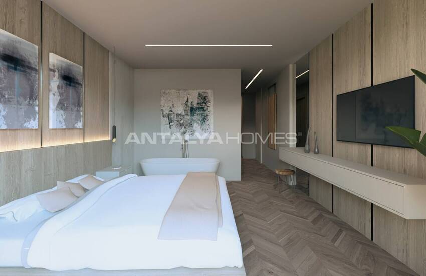 Дома на строящемся объекте с видом на море в Калкане, Анталья 33