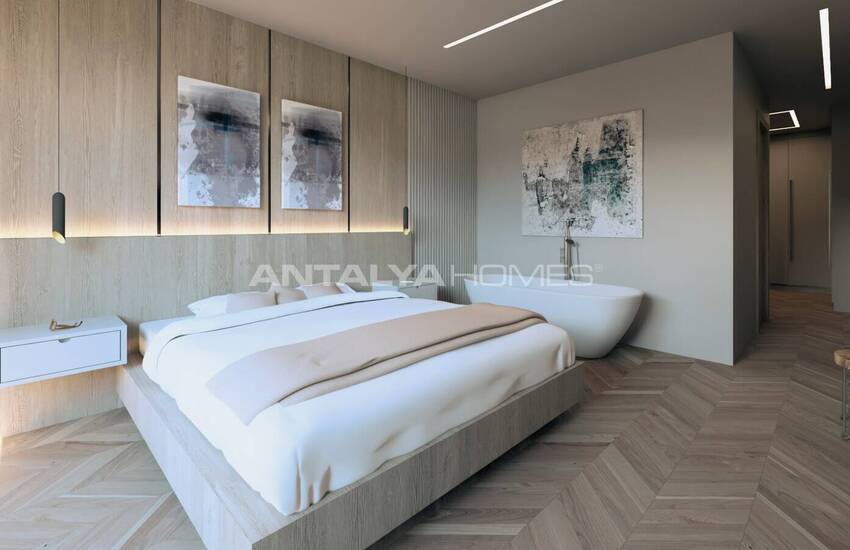 Дома на строящемся объекте с видом на море в Калкане, Анталья 35