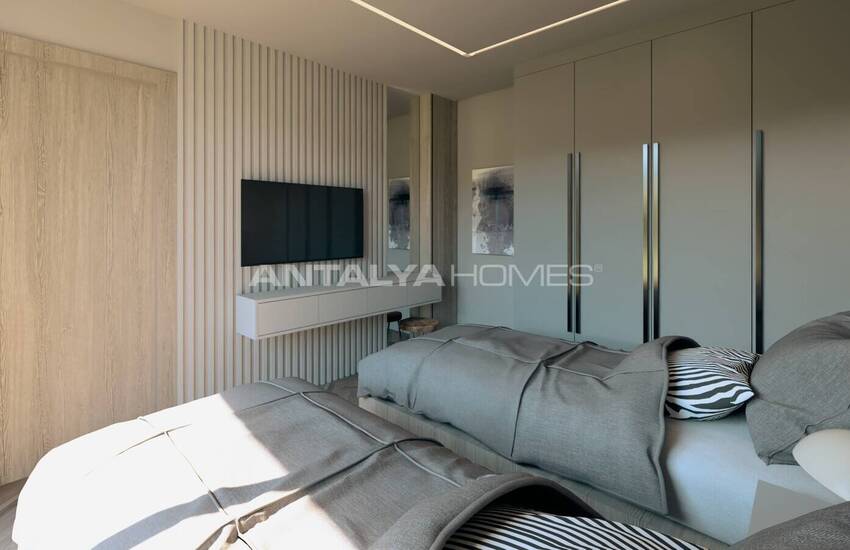 Дома на строящемся объекте с видом на море в Калкане, Анталья 36