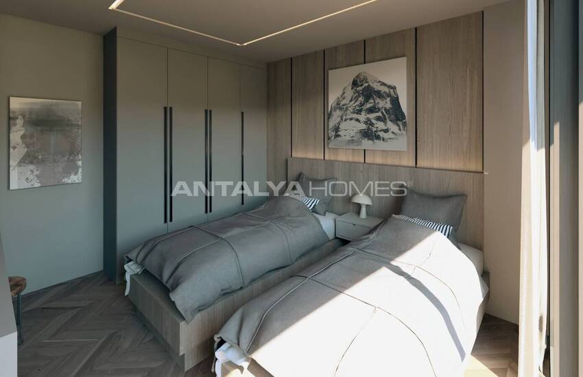 Дома на строящемся объекте с видом на море в Калкане, Анталья 37