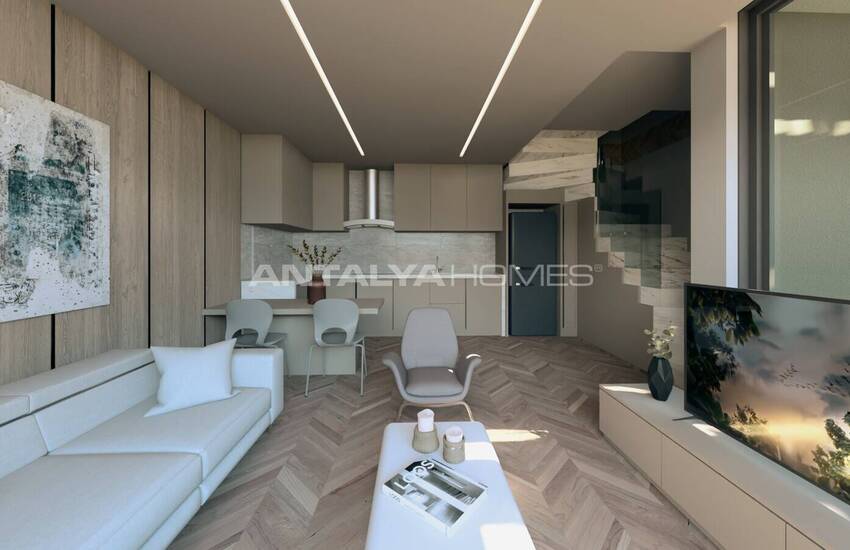 Дома на строящемся объекте с видом на море в Калкане, Анталья 23