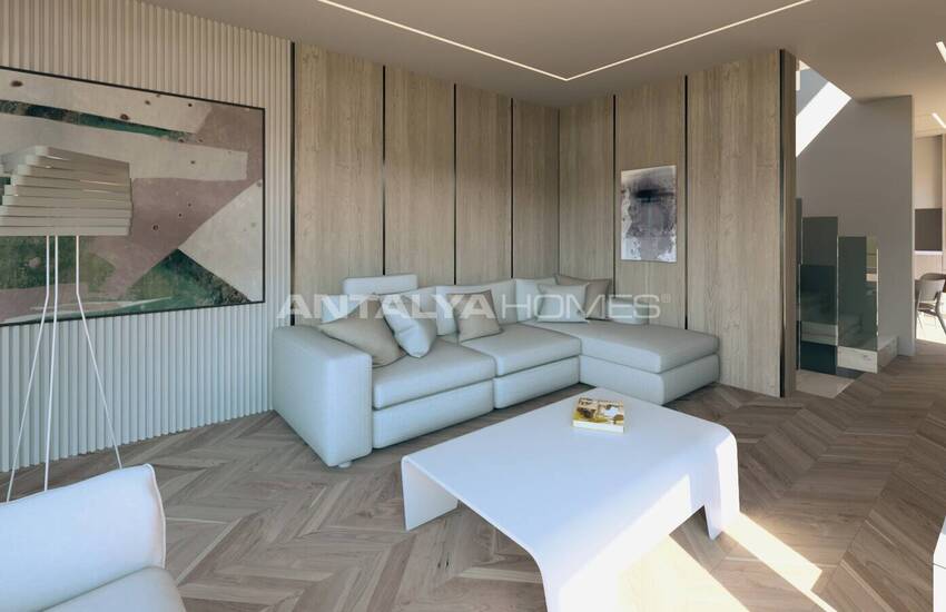 Дома на строящемся объекте с видом на море в Калкане, Анталья 24