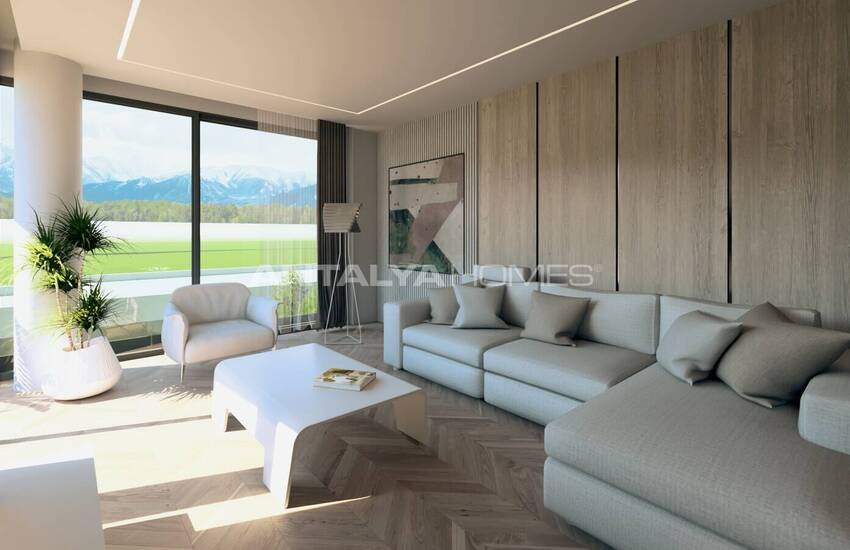 Дома на строящемся объекте с видом на море в Калкане, Анталья 25