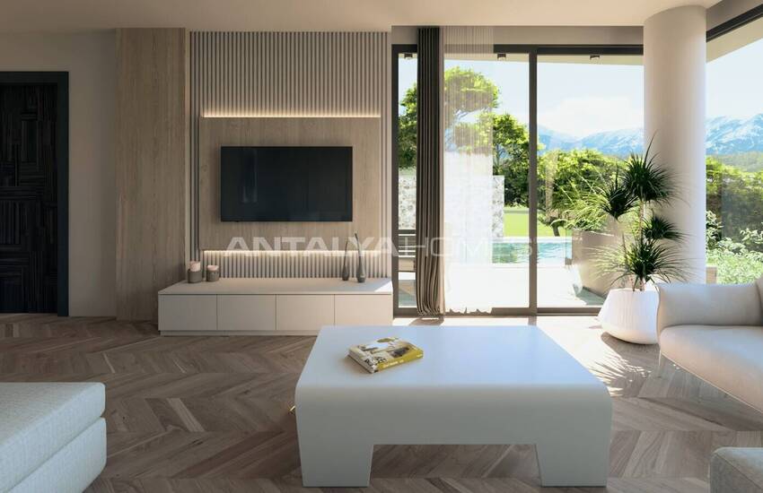 Дома на строящемся объекте с видом на море в Калкане, Анталья 26