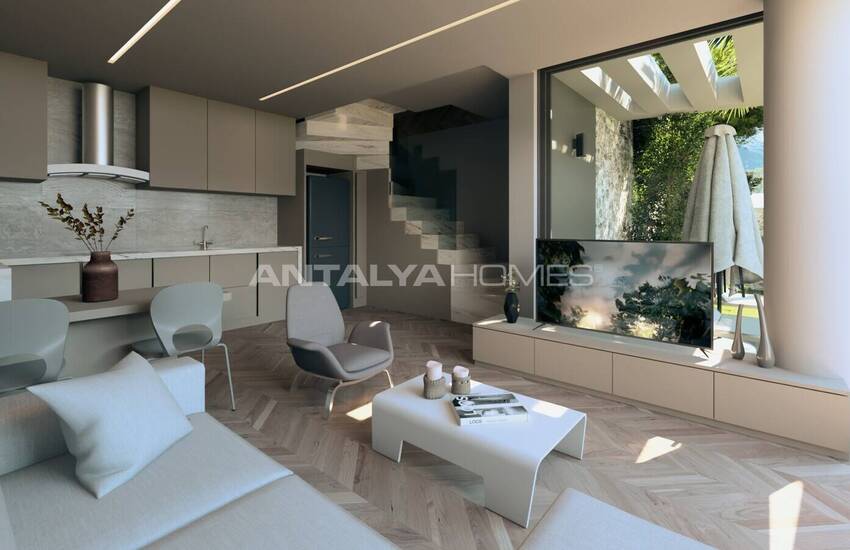 Дома на строящемся объекте с видом на море в Калкане, Анталья 27